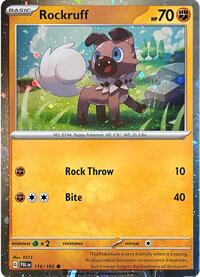 Rockruff (Cosmos Holo) 116/193