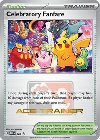 Celebratory Fanfare (Ace Trainer) 028 Mega Evolution Promo Pokémon card
