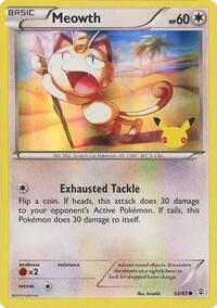 Meowth (20th Anniversary) 053/083