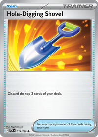 Hole-Digging Shovel 074/088 Perfect Order Reverse Holo Pokémon card
