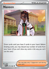 Naveen 079/088 Perfect Order Reverse Holo Pokémon card