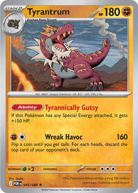 Tyrantrum 045/088 · Reverse Holo
