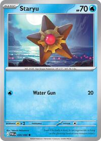 Staryu 020/088 · Reverse Holo