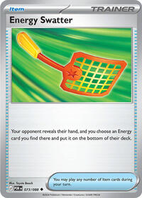 Energy Swatter 073/088 Perfect Order Reverse Holo Pokémon card