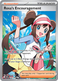 Rosa's Encouragement 114/088 Perfect Order Pokémon card