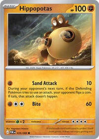 Hippopotas 039/088 · Reverse Holo