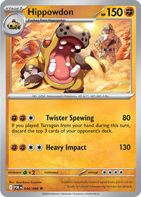 Hippowdon 040/088 · Reverse Holo