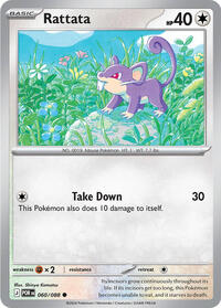 Rattata 060/088 · Reverse Holo