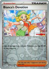 Bianca's Devotion 142/162 Professor Program Promos Pokémon card