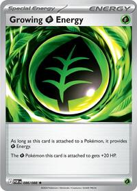 Growing Grass Energy (Non-Holo) 086/088 Deck Exclusives Pokémon card