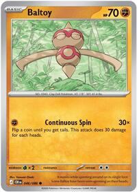 Baltoy 046/086 · Reverse Holo