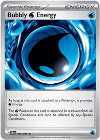Bubbly W Energy 084/086 Chaos Rising Reverse Holo Pokémon card