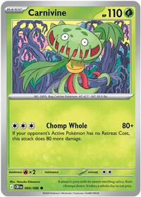 Carnivine 004/086 · Reverse Holo
