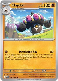 Claydol 047/086 · Reverse Holo