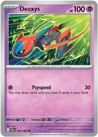 Deoxys 034/086 · Reverse Holo