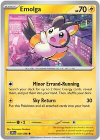 Emolga 030/086 · Reverse Holo