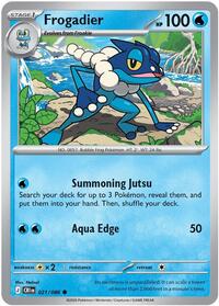 Frogadier 021/086 · Reverse Holo