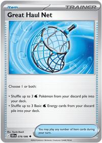 Great Haul Net 078/086 Chaos Rising Reverse Holo Pokémon card