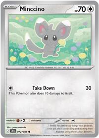 Minccino 072/086 · Reverse Holo