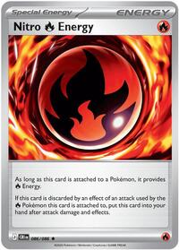 Nitro R Energy 086/086 Chaos Rising Reverse Holo Pokémon card