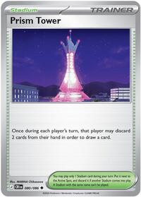 Prism Tower 080/086 Chaos Rising Reverse Holo Pokémon card