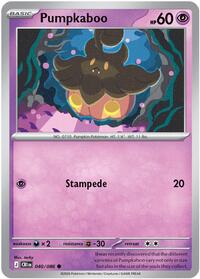 Pumpkaboo 040/086 · Reverse Holo