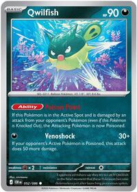 Qwilfish 052/086 · Reverse Holo