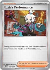 Roxie's Performance 081/086 Chaos Rising Reverse Holo Pokémon card