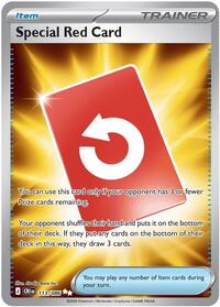Special Red Card 113/086 Chaos Rising Pokémon card