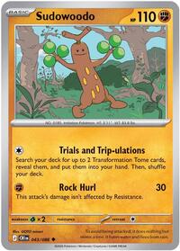 Sudowoodo 043/086 · Reverse Holo