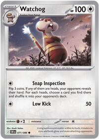 Watchog 071/086 · Reverse Holo