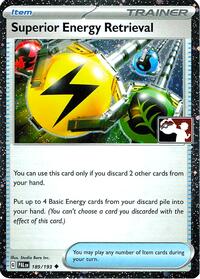 Superior Energy Retrieval (Cosmos Holo) 189/193 Prize Pack Series Cards Pokémon card