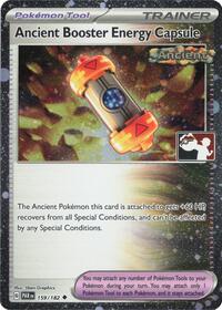 Ancient Booster Energy Capsule (Cosmos Holo) 159/182 Prize Pack Series Cards Pokémon card