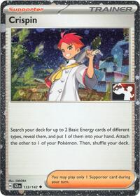 Crispin (Cosmos Holo) 133/142 Prize Pack Series Cards Pokémon card