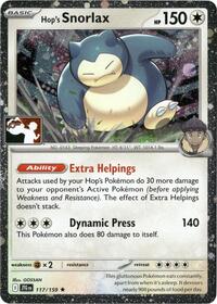 Hop's Snorlax (Cosmos Holo) 117/159