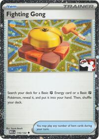 Fighting Gong (Cosmos Holo) 116/132 Prize Pack Series Cards Pokémon card