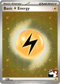 Basic Lightning Energy - MEE 004 (Cosmos Holo) 004 Prize Pack Series Cards Pokémon card