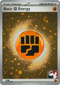 Basic Fighting Energy - MEE 006 (Cosmos Holo) 006 Prize Pack Series Cards Pokémon card