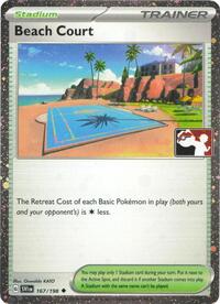 Beach Court (Cosmos Holo) 167/198 Prize Pack Series Cards Pokémon card
