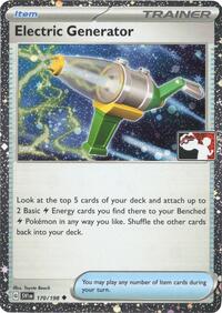Electric Generator (Cosmos Holo) 170/198 Prize Pack Series Cards Pokémon card