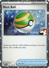 Nest Ball (Cosmos Holo) 181/198 Prize Pack Series Cards Pokémon card