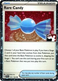 Rare Candy (Cosmos Holo) 191/198 Prize Pack Series Cards Pokémon card