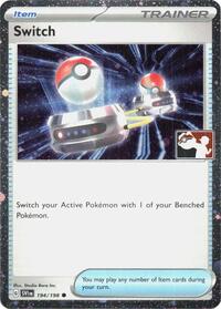 Switch (Cosmos Holo) 194/198 Prize Pack Series Cards Pokémon card