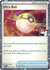 Ultra Ball (Cosmos Holo) 196/198 Prize Pack Series Cards Pokémon card