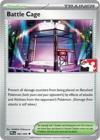 Battle Cage 085/094 Prize Pack Series Cards Pokémon card