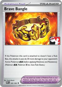 Brave Bangle (Cosmos Holo) 080/086 Prize Pack Series Cards Pokémon card