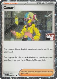Canari (Cosmos Holo) 185/217 Prize Pack Series Cards Pokémon card