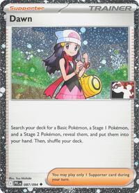 Dawn (Cosmos Holo) 087/094 Prize Pack Series Cards Pokémon card