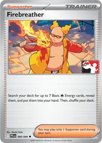 Firebreather 089/094 Prize Pack Series Cards Pokémon card