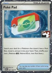 Poke Pad (Cosmos Holo) 081/088 Prize Pack Series Cards Pokémon card